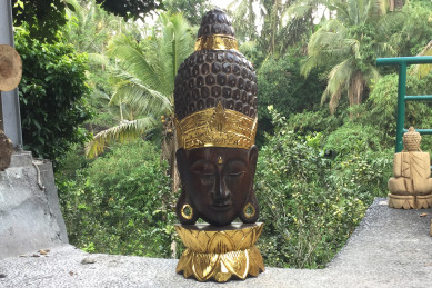 Buddhamaske - stående 100 cm