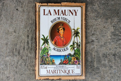 Træskilt med motiv - La Mauny